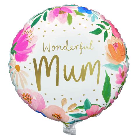 Buy Inch Wonderful Mum Foil Helium Balloon For Gbp Card