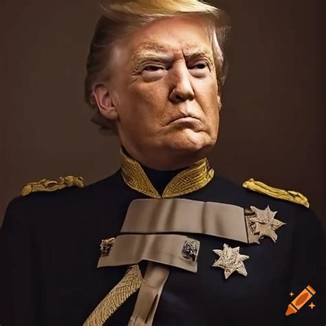 Satirical Depiction Of Donald Trump As A Civil War General On Craiyon