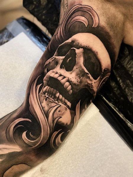 35 Best Cool Skull Tattoos For Men In 2023 Tattoo Pro Tattoos For Guys Skull Tattoos