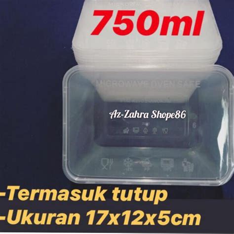 Jual Thinwall Ml Kotak Makan Bening Box Makanan Container Makanan