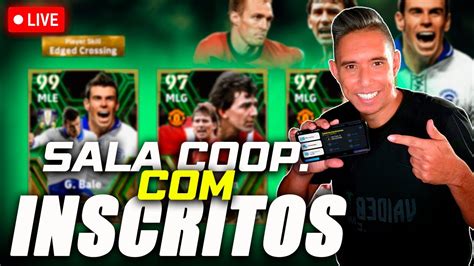 LIVE DE EFootball 2024 MOBILE JOGANDO COOP INSCRITOS YouTube