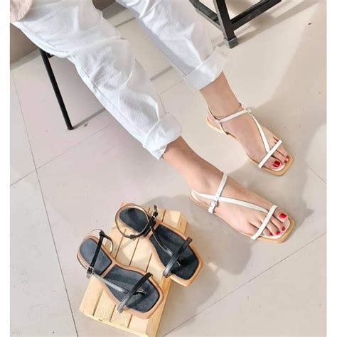 Love Barefoot Layssa Flat Sandals Shopee Philippines