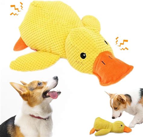 Anysent Quack Quack Duck Dog Toydurable Plush Chew Toy