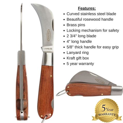 Truly Garden Folding Garden Knife This Hawkbill Knife Has A Curved