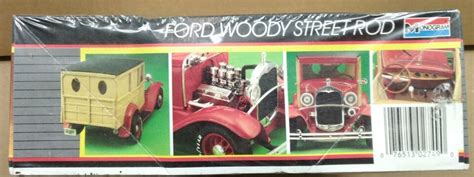 Vintage Sealed Monogram 1930s Ford Woody Street Rod Kit In 124th Scale