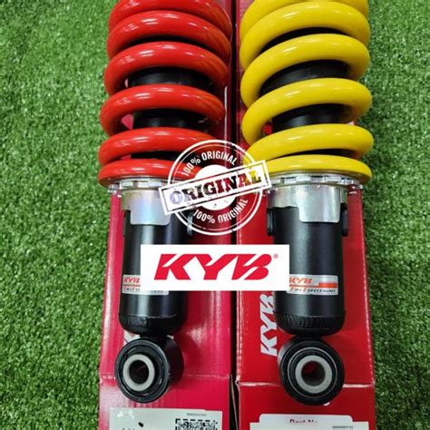 Y Z Monoshock Rear Red Yellow Kyb Original Ms Motomate