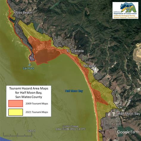 Tsunami Warning California Map Debera Georgette