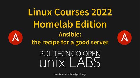 Corso Linux Homelab Ansible Youtube