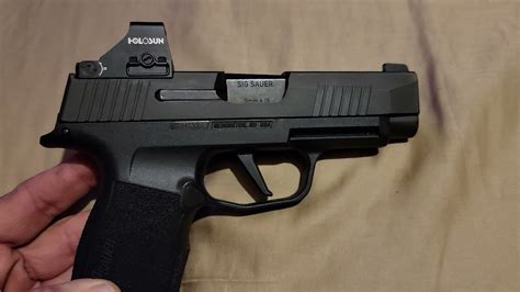 Holosun Hs507k Mini Red Dot On Sig Sauer P365 Xl First Impressions