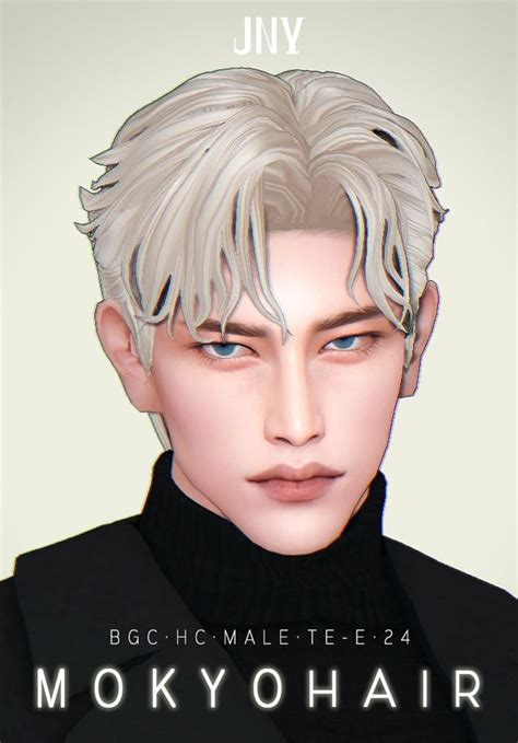 Mokyo Hair Jny In Sims Hair Sims Hair Male Sims Teen