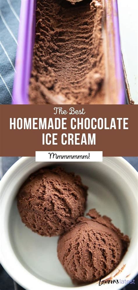 Homemade Chocolate Ice Cream Recipe Homemade Chocolate Ice Cream