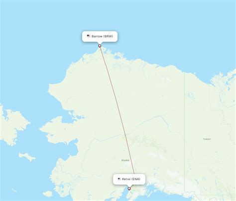 Flights From Kenai To Barrow Ena To Brw Flight Routes