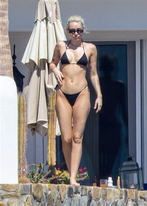 Miley Cyrus Red Bikini