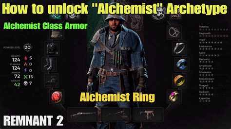 How To Unlock Alchemist Archetype Armor Ring Remnant 2 Losomn