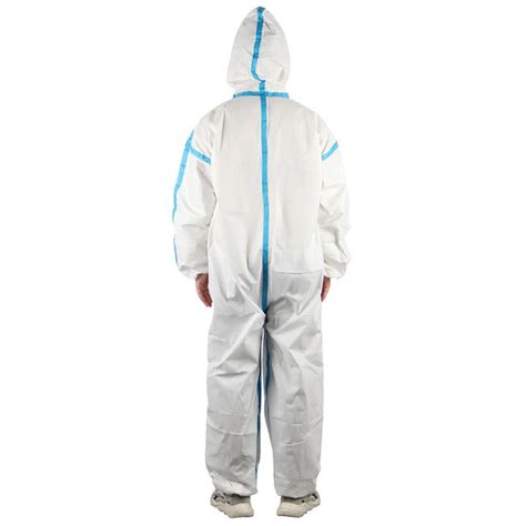 Waterproof Microporous Disposable Type 5 6 Coverall Chemical Resistant