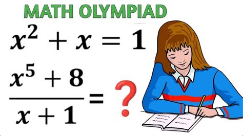 Math Olympiad Question Nice Algebra Problem Math Olympiad