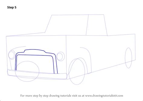 How To Draw A Gmc Pickup Truck Trucks Step By Step Artofit