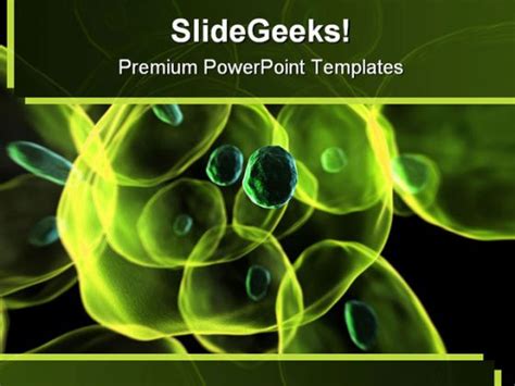 Cells Science Powerpoint Template 0810