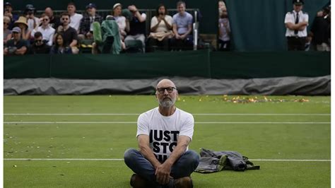 After Ashes Just Stop Oil Protesters Interrupt Play At Wimbledon 2023 In Pics