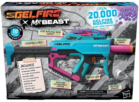 Buy Nerf Pro Gelfire X Mrbeast At Mighty Ape Nz