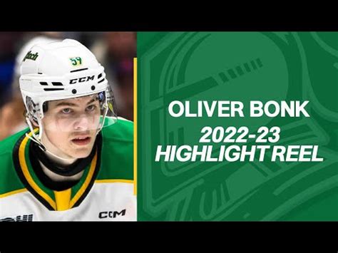 Oliver Bonk: Bio, Stats, News & More - The Hockey Writers