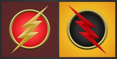 The Flash And Reverse Flash Logo On Behance Flash Wallpaper Flash