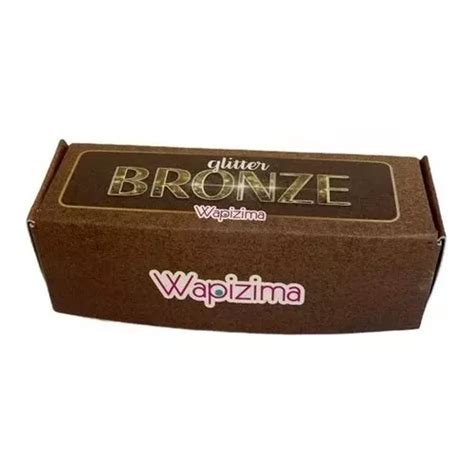 Wapizima Colecci N De Acr Licos Glitter Bronze