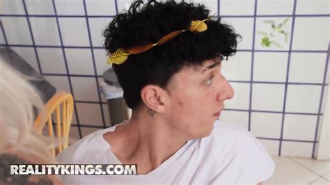 Reality Kings Elana Bunnz Gives Ethan A Sneaky Bj Titty Fuck At The Toga Party Then Lets Him