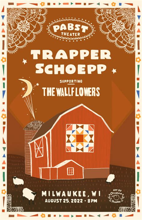 11x17 Trapper Pabst Theater Poster 2022 Trapper Schoepp