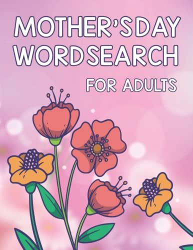 Mothers Day Word Search For Adults Happy Mothers Day Word Search