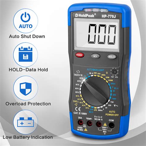 Automotive Multimeter Test Lead Kit Wire Piercing Clip Test Probe Wire