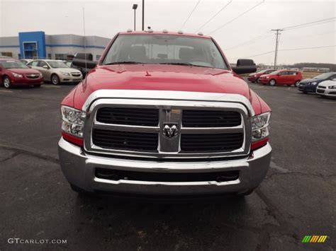 2012 Flame Red Dodge Ram 3500 HD ST Crew Cab 4x4 Dually 74489848 Photo