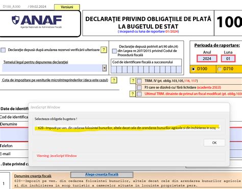 Declaratia Actualizata Pentru Impozitul Pe Veniturile Din Chirii