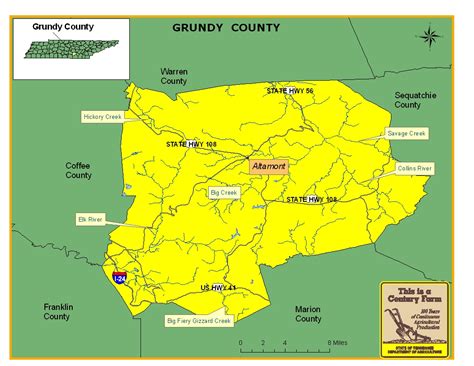 Grundy County Tennessee Map Cassie Anjanette