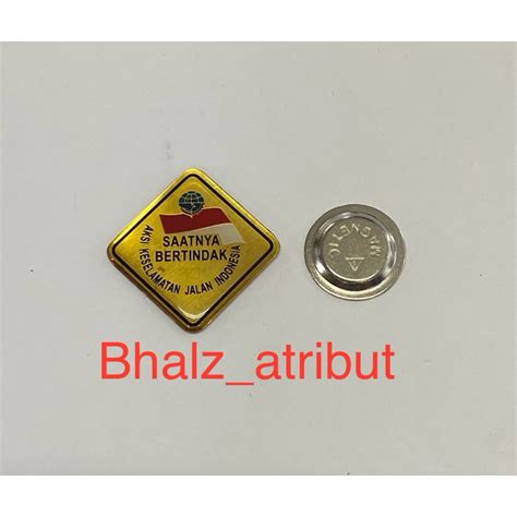 Jual PIN AKSI KESELAMATAN JALAN INDONESIA | Shopee Indonesia