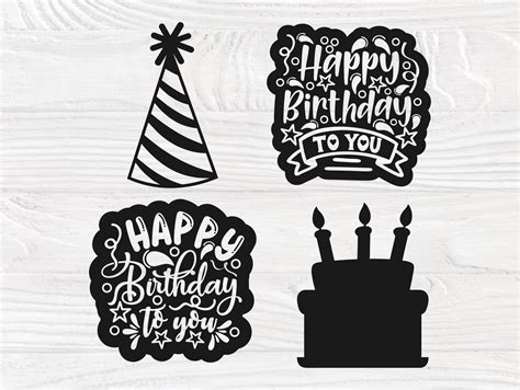 20 Happy Birthday Svg Files For Cricut Silhouette Porn Sex Picture