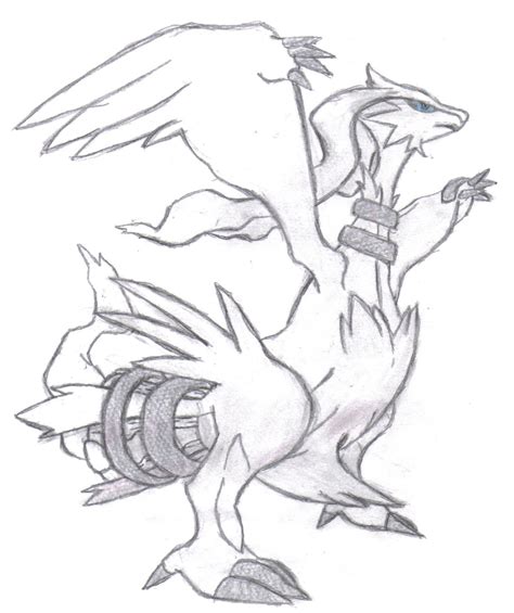 Hand Drawn Reshiram By Aaronio999 On Deviantart