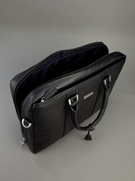 Brooks Brothers Leather Shoulder Bag in Black for Men | Lyst