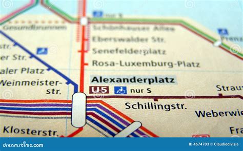 Berlin U-Bahn map stock image. Image of background, maps - 4674703