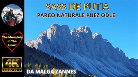 Sas De Putia Parco Naturale Puez Odle Da Malga Zannes Val Di Funes