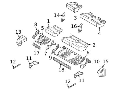 2021 2023 Ford F 150 Seat Cushion Pad Ml3z1863841a TascaParts