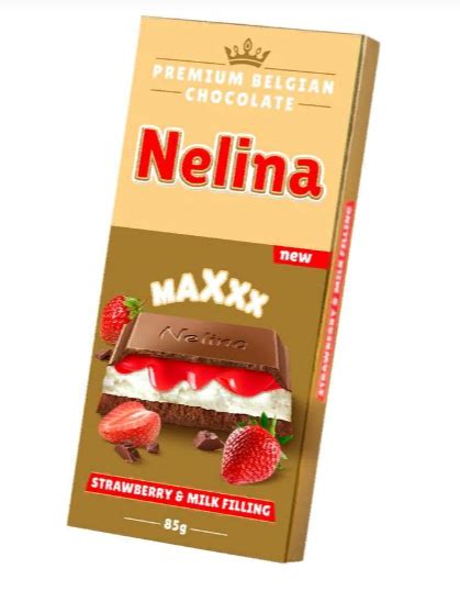 Молочный шоколад Nelina C клубникой и молочной начинкой - «Моя ...