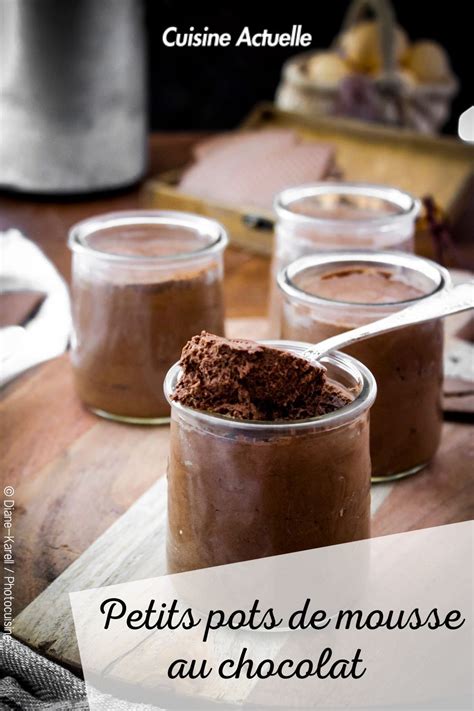 Petits Pots De Mousse Au Chocolat Recettes Recette En