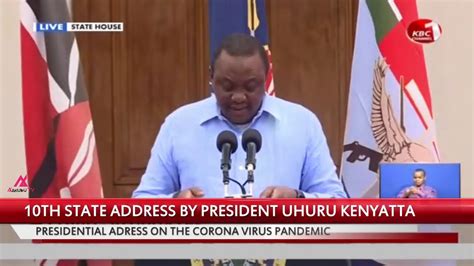 Between The Lines The 10th State Address By President Uhuru Kenyatta