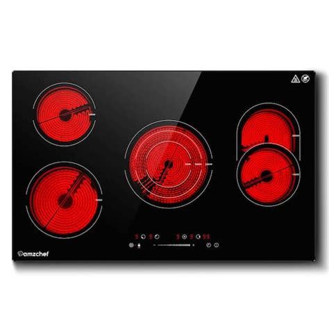 Amzchef 30 In Built In Electric Cooktop In Black With 4 Burners 9