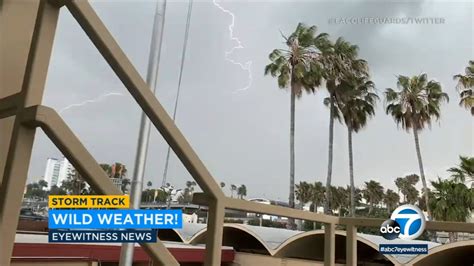 SoCal storm: Heavy rain, thunder and hail slam region - ABC7 Los Angeles