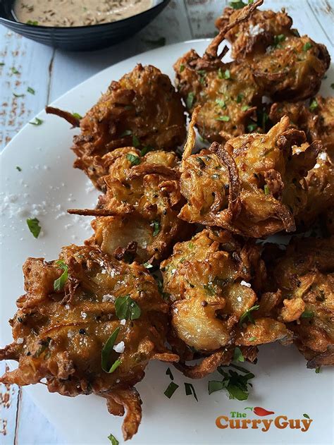 Restaurant Style Onion Bhaji Recipe The Curry Guy