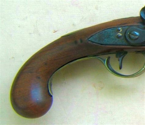 Paul S Antique Arms And Armour Aa Very Good Untouched Brass Barrel Flintlock Kentucky Pistol