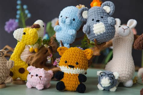 Easy Crochet Animal Kit - Amigurumi Animals - Hookok