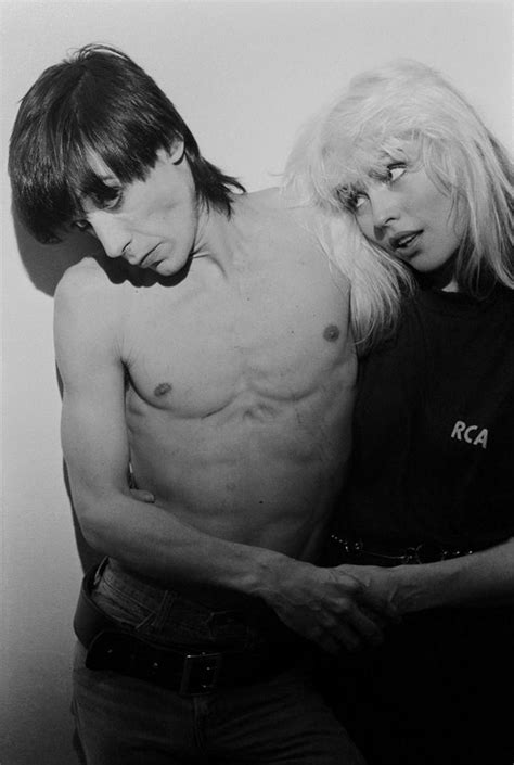 Iggy Pop And Debbie Harry Iggy Pop Chris Stein Debbie Harry